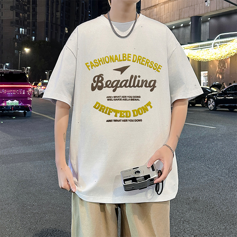 11004118.七玻威潮流美式满天星男式夏季新款短袖T恤百搭上衣【七玻威男装XJ】