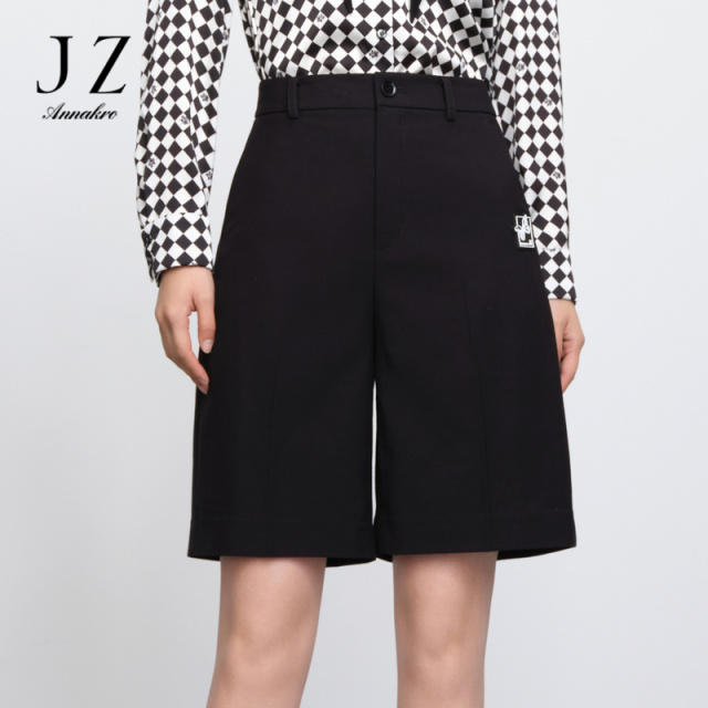 11009833.商场同款JZ玖姿百慕大短裤女装2024春季新款休闲通勤裤JWDC11403