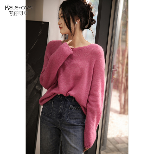 13732731.kele coco【新品艏发】100%羊毛软糯无缝全成型慵懒羊毛衫