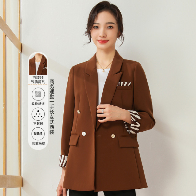 11098315.【清仓售罄不补】【西服】商务通勤一手长上衣外套气质简约西装