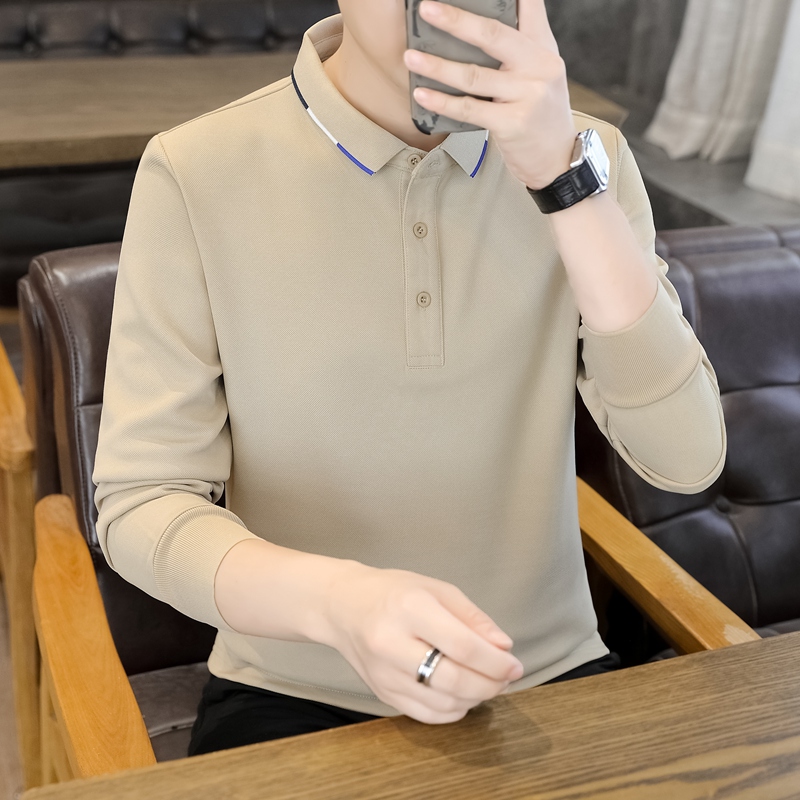 11156582.7-CHAOY春秋新款男式基础款气质休闲百搭长袖POLO衫【7-CHAOY男装1】