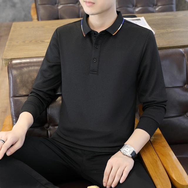11156582.7-CHAOY春秋新款男式基础款气质休闲百搭长袖POLO衫【7-CHAOY男装1】