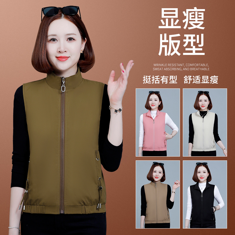 11180470.7-CHAOY秋冬新款女式马甲双面穿时髦百搭外套【7-CHAOY女装1】
