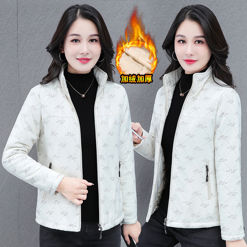 11180486.七玻威秋冬新款女式加绒保暖时髦休闲外套【七玻威女装1】