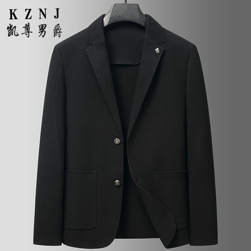 11220803.2024秋冬季时尚高端休闲西服男高级感商务西装外套
