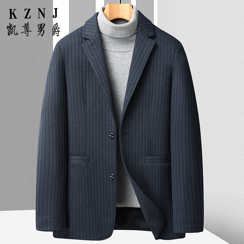 11220821.春秋休闲西服中年爸爸装单西上衣