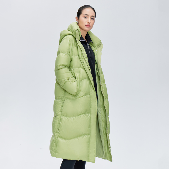 11264321.【商场同款】御寒加厚高充绒羽绒服女中长款显瘦插肩保暖鸭绒外套