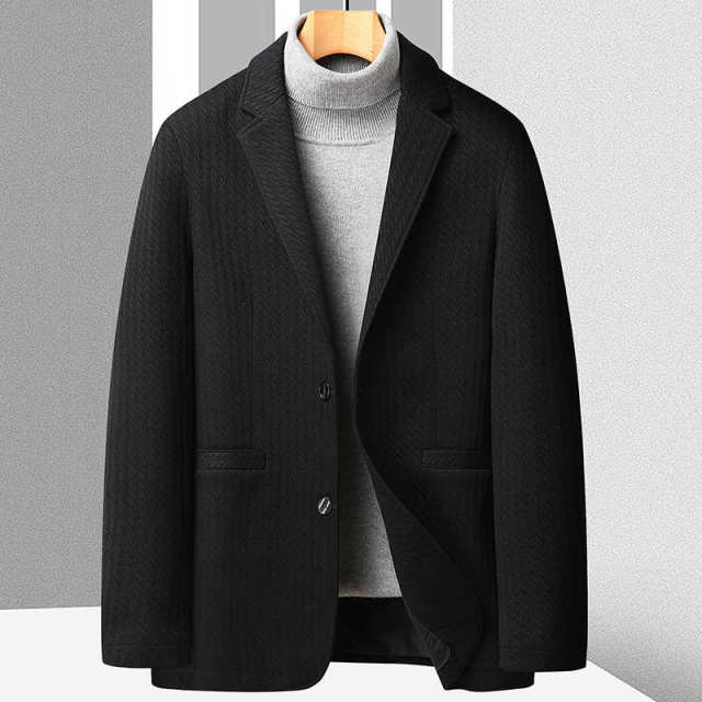 11315863.春秋休闲西服中年爸爸装单西上衣