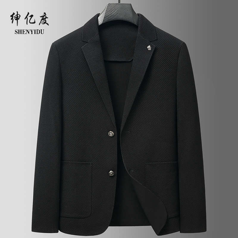 11315857.2024秋冬季时尚高端休闲西服男高级感商务西装外套