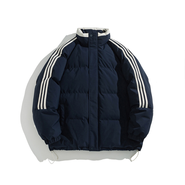 11328984.淘贝鼠秋冬新款男式多巴胺立领宽松面包服潮流情侣百搭棉衣【淘贝鼠男装1】
