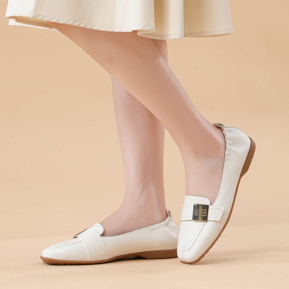 11360571.【羊皮革】百搭一脚蹬职业女通勤鞋女气质小皮鞋女鞋