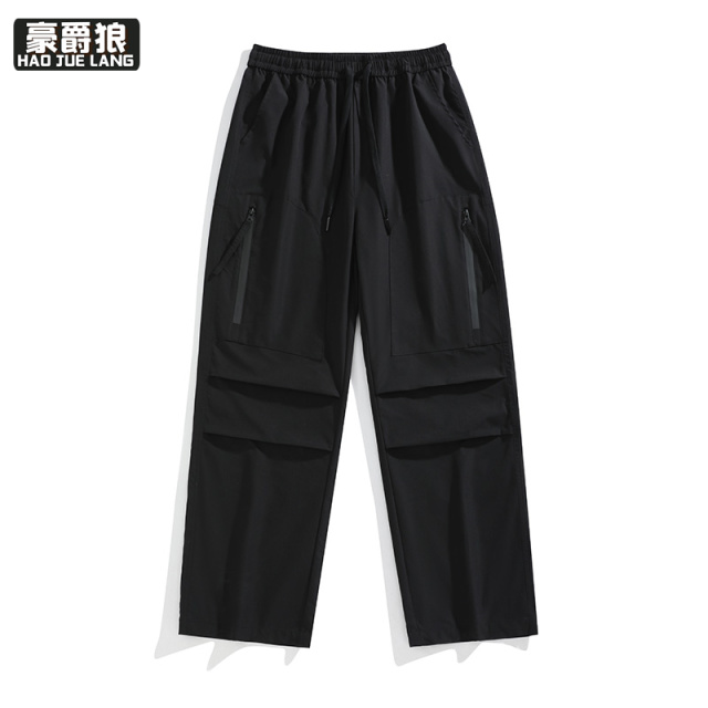 11376288.四个口袋工装裤日系风格直筒版宽松型工装风多巴胺色系