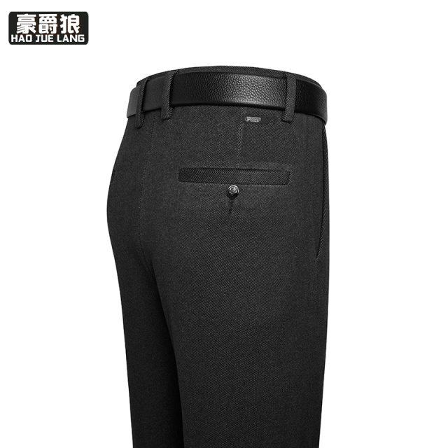 11375795.男高档西裤男春秋季修身直筒商务休闲西装裤正装免烫