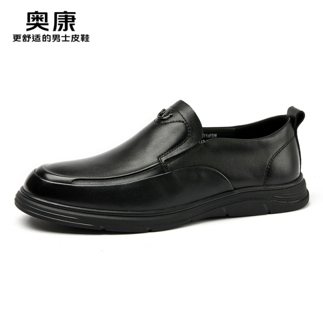 11415659.奥康皮鞋2025春季新款真皮时尚舒适男士皮鞋商务休闲春秋款男鞋