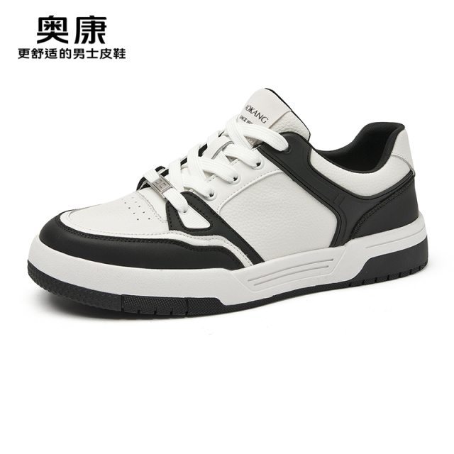 11414696.奥康时尚板鞋男鞋2025春季新款男士鞋子春秋款休闲鞋小白鞋运动鞋