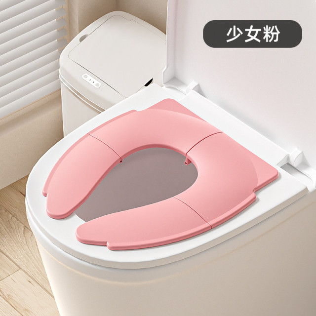 12848480.娜拉宝贝 可折叠儿童坐便圈家用婴幼儿简易防滑马桶垫宝宝辅助马桶垫圈