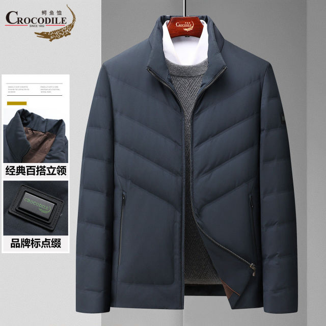 11539855.专柜款【优选90鸭绒】秋冬商务经典百搭立领羽绒服男