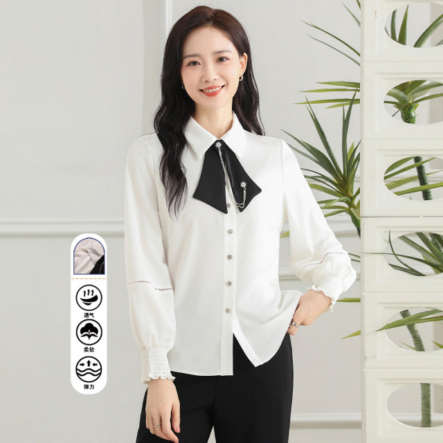 11607919.【专柜新品】【衬衫】新款设计感百搭衬衣气质通勤上衣