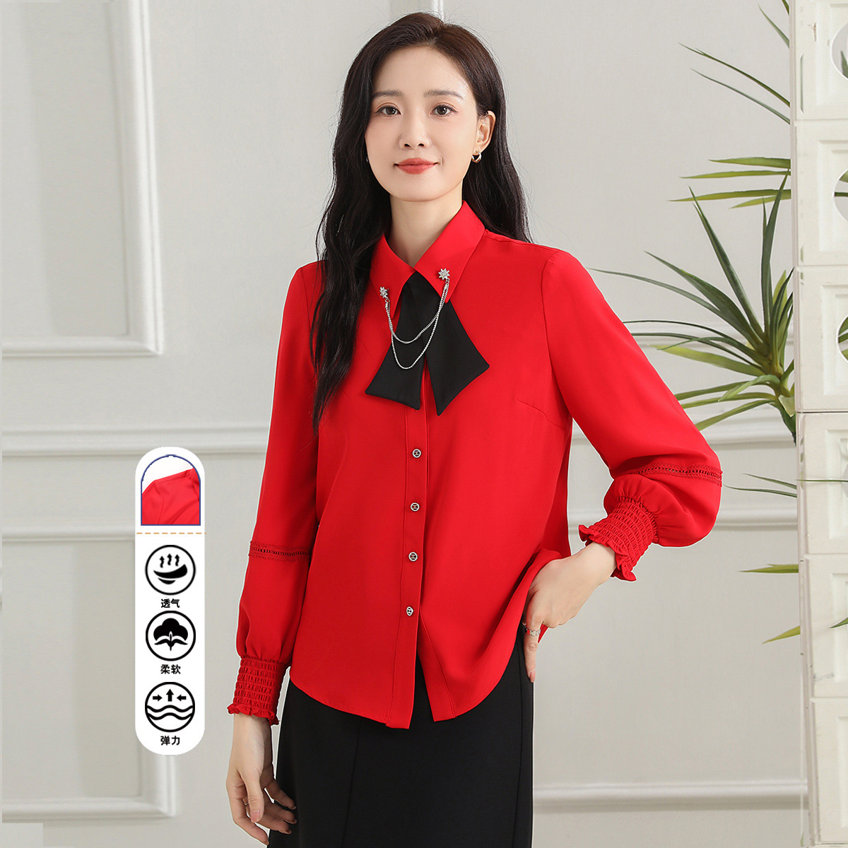 11607919.【专柜新品】【衬衫】新款设计感百搭衬衣气质通勤上衣