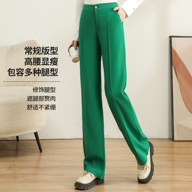 11607903.【专柜新品】【针织阔腿裤】时尚通勤气质垂感休闲裤