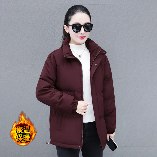 11559545.7-CHAOY秋冬上新女款保暖宽松潮流洋气立领休闲棉衣【7-CHAOY女装1】