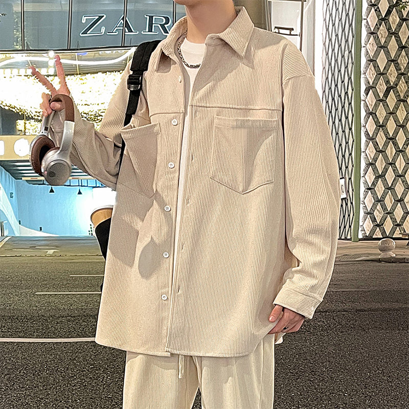 11567015.7-CHAOY春秋新款男式港风潮流外搭痞帅灯芯绒衬衫【7-CHAOY男装1】