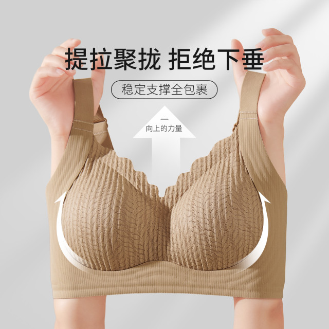 11576912.猫人【反重力提拉 调整型】小胸聚拢内衣女士文胸侧收防垂蕾丝胸罩女