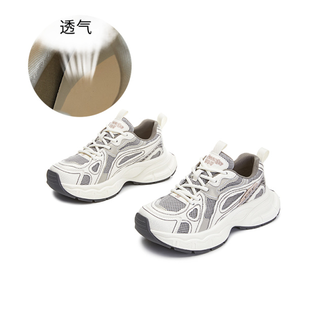 11599498.墨斯本吸膜底老爹鞋女2025春季新款增高运动鞋女厚底跑步鞋休闲百搭女鞋11692