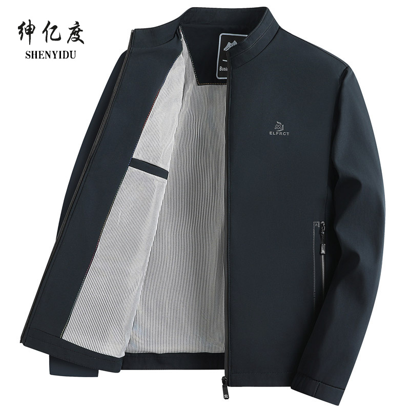 11657247.2025新款上新秋冬季经典商务休闲纯色夹克6A