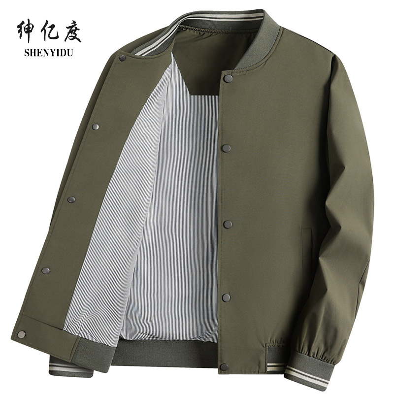 11657256.2025新款上新秋冬季经典商务休闲纯色夹克5A