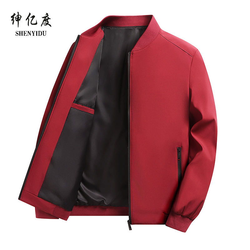 11657226.2025新款上新秋冬季经典商务休闲纯色夹克4A