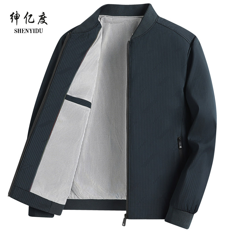 11657267.2025新款上新秋冬季经典商务休闲纯色夹克3A