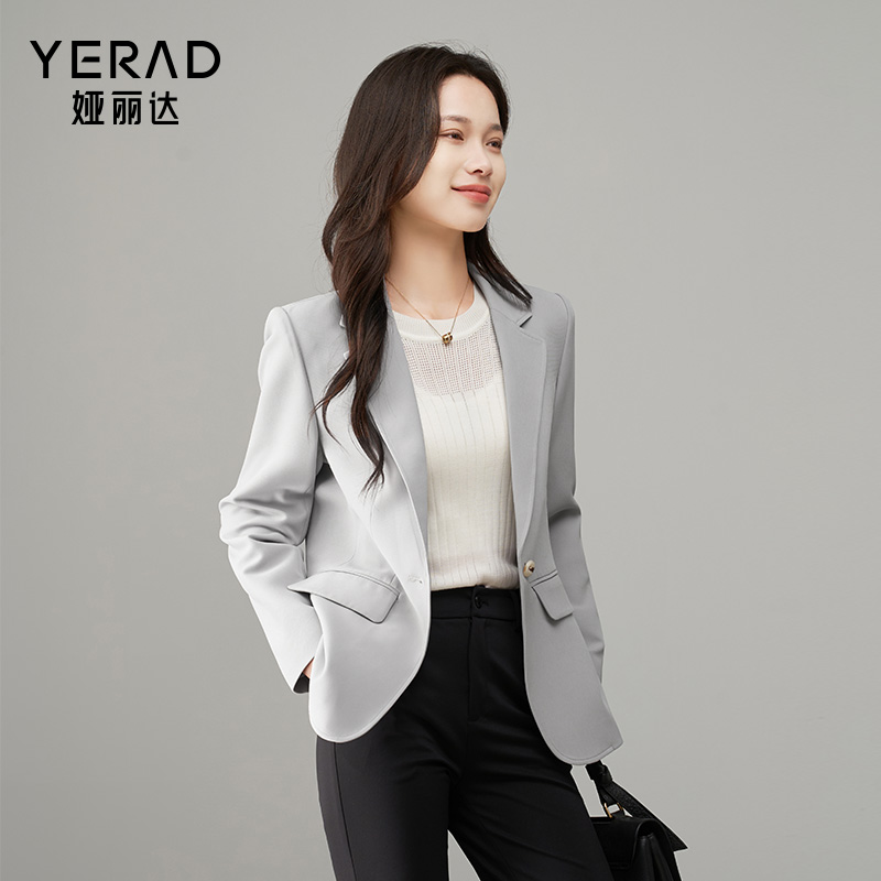 11658794.【娅丽达】职业通勤小西服外套女