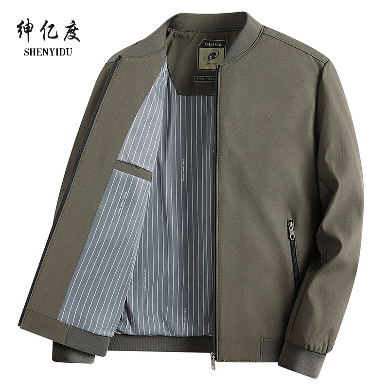11657251.2025新款上新秋冬季经典商务休闲纯色夹克1A