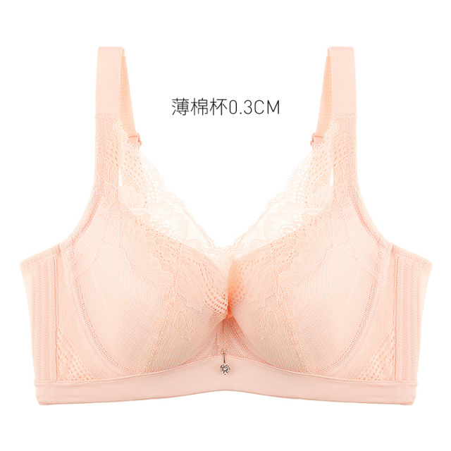 11662595.LE爱黛秘密大胸薄款内衣提拉上托防下垂记忆钢圈文胸