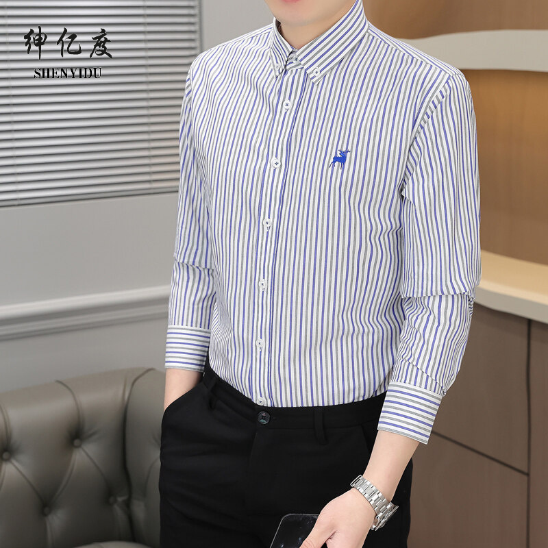 11688557.2025年【全新款】轻商务休闲长袖衬衫高品质