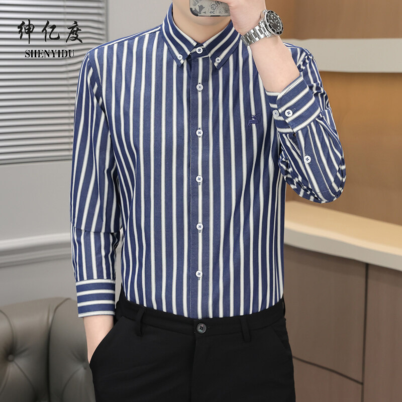 11688556.2025年【全新款】轻商务休闲长袖衬衫高品质