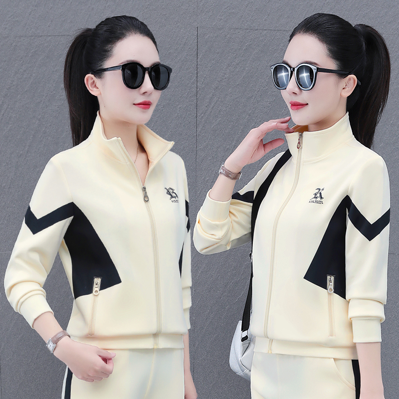 11692031.7-CY春秋新款女式拼色时尚潮流运动舒适百搭外套【7-CY女装1】