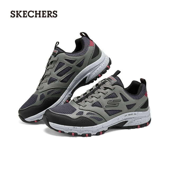 11710927.斯凯奇Skechers男款户外鞋登山徒步鞋缓震复古运动鞋