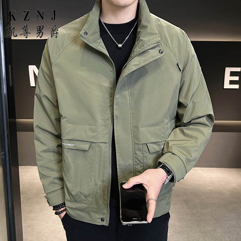 11718977.2025春装新款男士立领工装时尚潮流夹克外套2