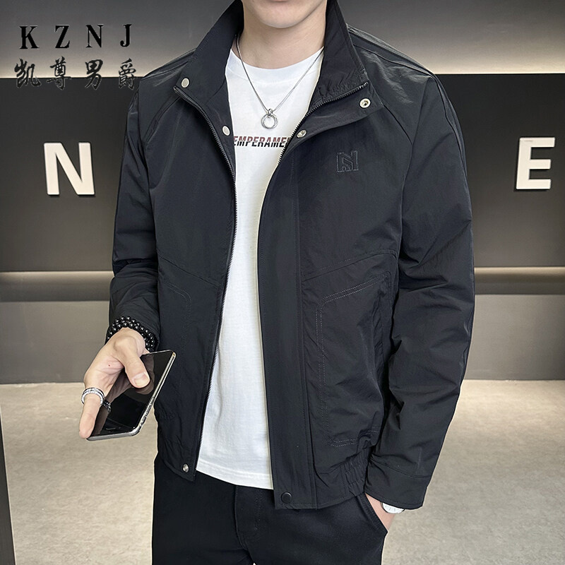 11718964.2026春装新款男士立领工装时尚潮流夹克外套