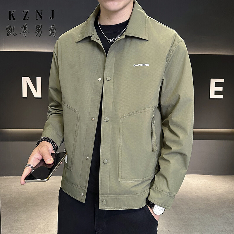 11718949.2025春装新款男士翻领工装时尚潮流夹克外套