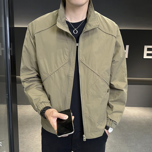 11718965.2025春装新款男士立领工装时尚潮流夹克外套0