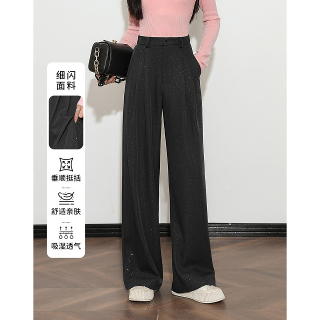 11720727.【2025春日穿搭】设计感小众时尚气质显瘦小个子女式休闲裤
