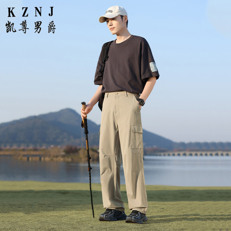 11731629.2025新款男士休闲山系运动轻户外工装裤时尚百搭爆款男裤