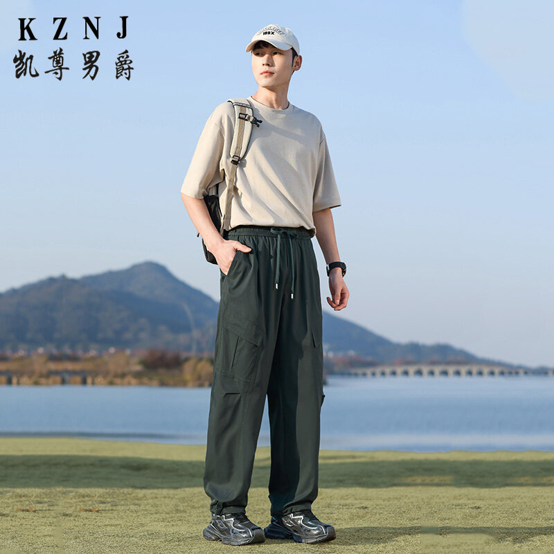 11731630.2025新款休闲百搭直筒宽松阔腿长裤男士爆款潮流工装裤