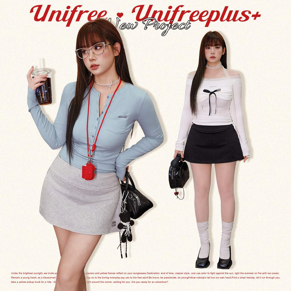 11797714.【plus+大码系列】25年春款韩系少女时髦精致刺绣舒适直筒半身裙U251Q913P1P1