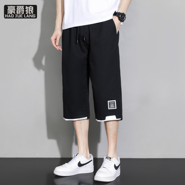 11739380.男士短裤夏季韩版潮流五分裤子宽松休闲工装男运动篮球裤