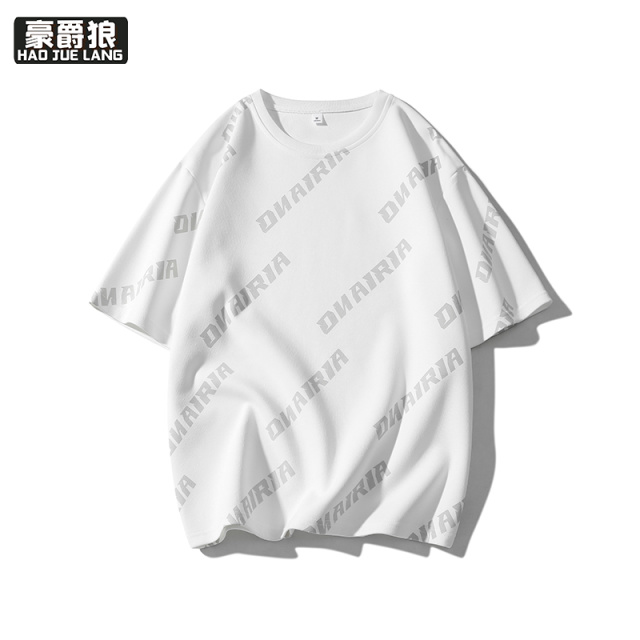 11766920.夏季港风新款字母短袖t恤男士ins潮流宽松休闲半袖体恤
