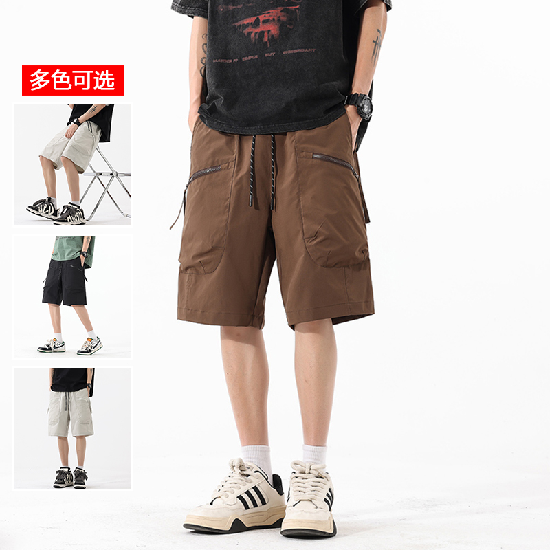 11786036.衣仕梵夏季新款男式复古大口袋潮流百搭五分裤【衣仕梵男装XJ】